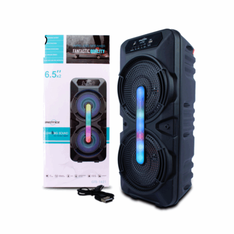Bocina Bluetooth de con Luces LED RGB y entrada USB GTS1621