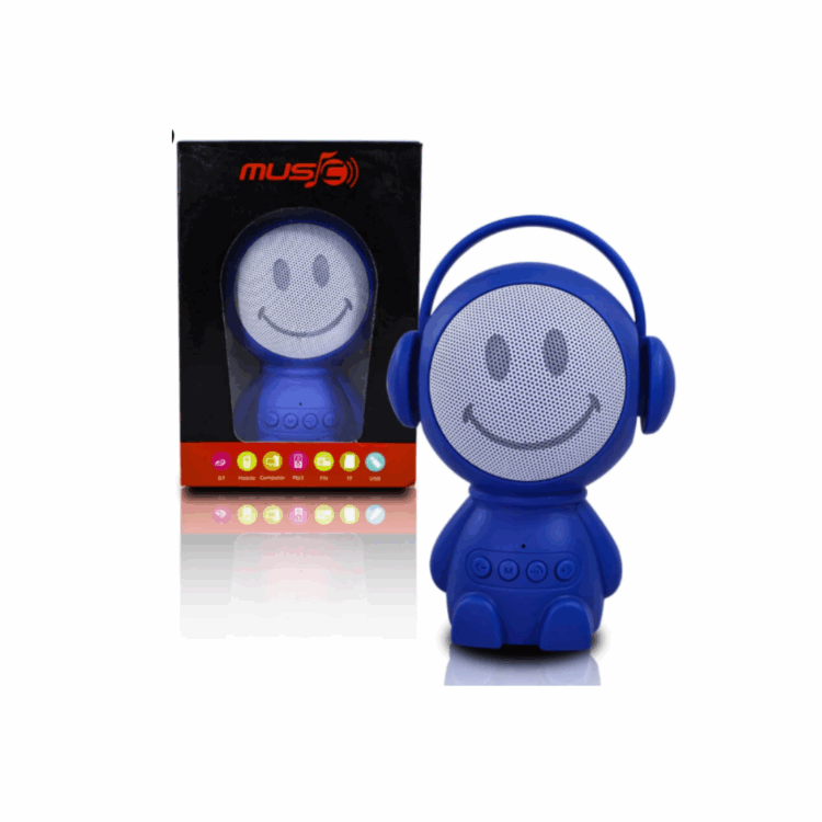 Bocina Bluetooth con Diseño de Carita Feliz Stelau PBQ19