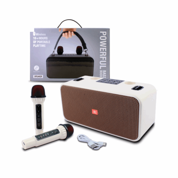 Bocina Bluetooth RGB con Dos Micrófonos RK01